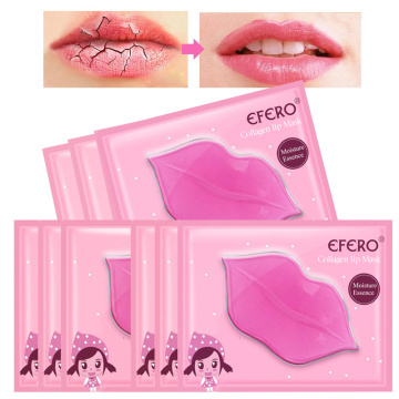 5 pcs Collagen Lip Mask Anti-aging Pads Wrinkle Patch Moisturizing Lip Scrub Nourish Lips Care Masks TSLM1
