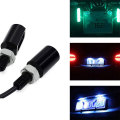 2pcs 12V LED 5630 SMD Screw Bolt Lamp Auto Motorcycle Tail Light Car Licence Plate Light Car Accessories Car-styling