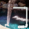 Waterfall Swimming Pool Blade Fountain Jets LED Lights Above Ground Adjustable