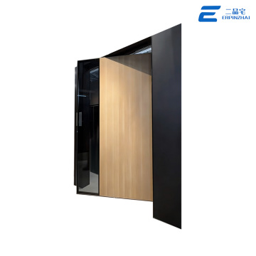 Rustproof Offset Axis Cast Aluminum Commercial Building Door