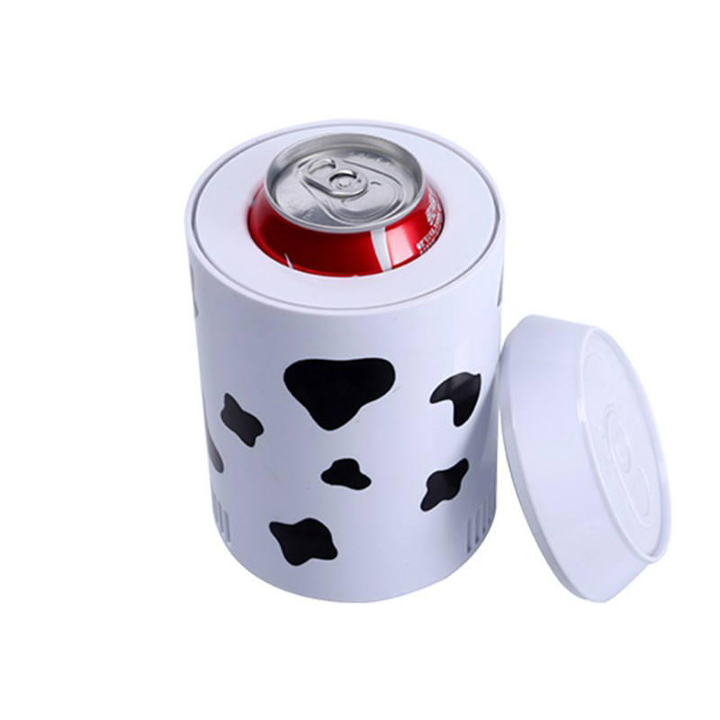 Portebla small Fridge Hot And Cold cooler Gadget Beverage tanks Cooler Warmer Refrigerator small Movable fridge cooler fridge