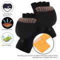 Men's Women's USB Heating Gloves Hand Mittens Laptop Half Fingerless Gloves Outdoor Sports Hunting Cycling Skiing Motorcycle