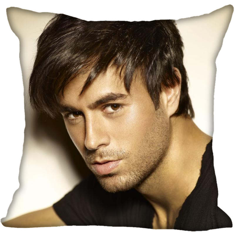 45X45cm,40X40cm(one sides) Pillow Case Modern Home Decorative Enrique Iglesias Pillowcase For Living Room Pillow Cover