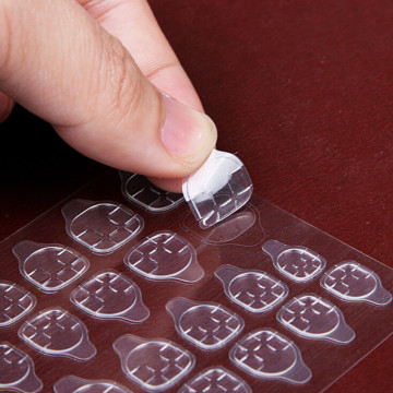 10 Sheets/240pcs Double Sided False Nail Art Adhesive Tape Glue Sticker DIY Tips Fake Nail Acrylic Manicure Gel Makeup Tool #T
