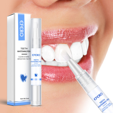 EFERO Teeth Whitening Pen Cleaning Serum Remove Plaque Stains Dental Tools White Teeth Oral Hygiene Tooth Whitening Pen Dentes