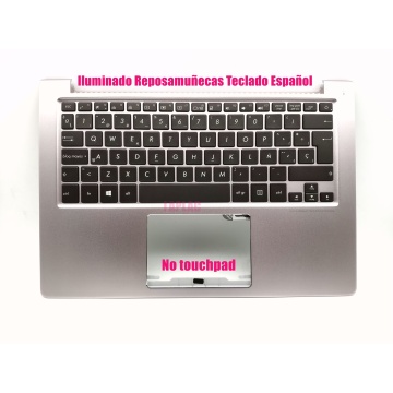 Palmrest Spanish backlit keyboard for Asus ZenBook UX303L UX303LA X303LB UX303LN UX303U UX303UA UX303UB 90NB04Y1-R31SP0