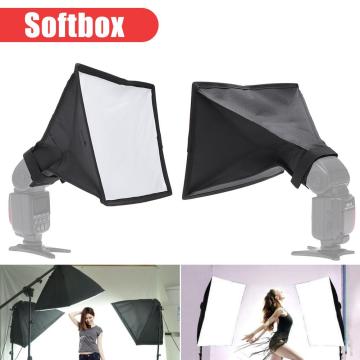 Universal Flash Light Softbox 20x30cm Speedlight Soft Box Photo Accessories Foldable Photography Flash Diffuser Softbox