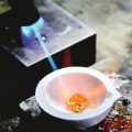 Jewelry Quartz Melt Dishes Pot Crucible Casting Ceramic Crucible for Sliver Gold Platinum Refining,100g