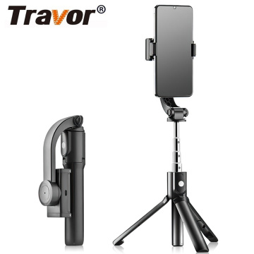 TRAVOR gimbal stabilizer hand gimbal smartphone stabilizer tripod selfie stick single axis handheld stabilizer for telphone