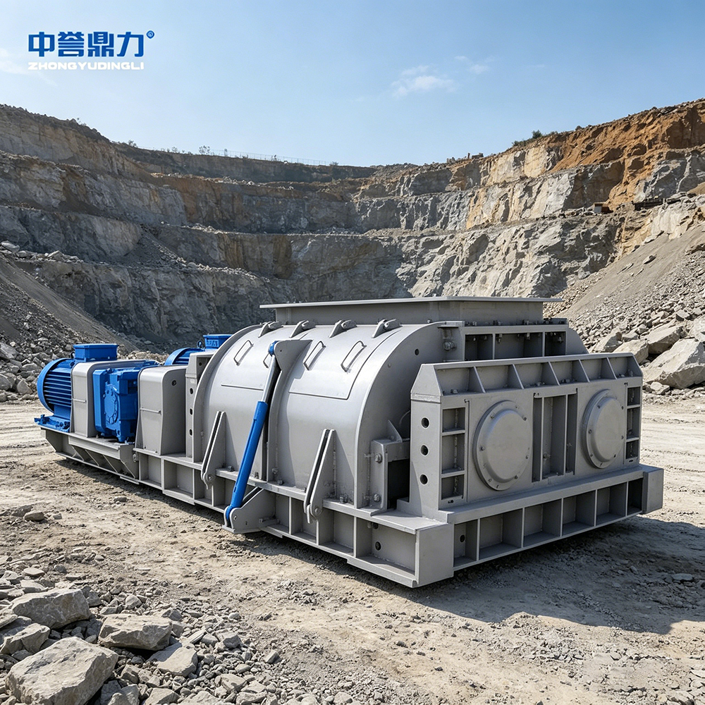 high load bearing roll crusher