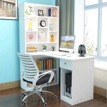 Office Furniture Computer Desk Desktop Desk Bookcase Combination Simpleness Student Writing Desk Escritorios De Habitación