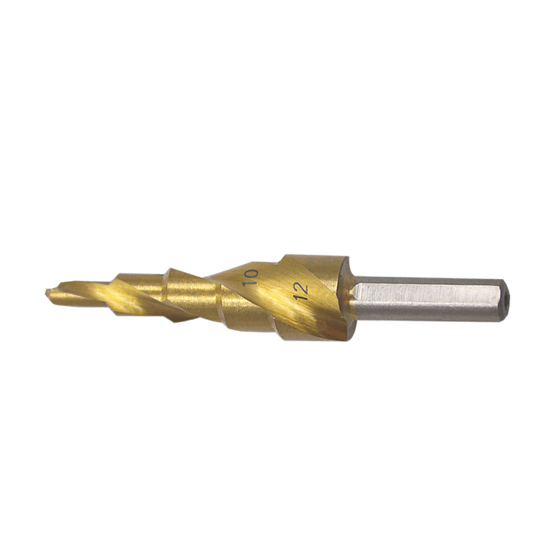 HSS Spiral Grooved Center Drill Bit 4-12mm 4-20mm 4-32mm Solid Carbide Mini Drill Accessories Titanium Step Cone Drill Bit