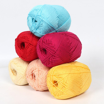 #Cotton Thread Baby Wool Hand Knitting In Thick Wool Diy Scarf Line Soft wool yarn crochet hilos para tejer a ganchillo crochet