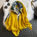 2020 Leopard Cotton Scarf for Women Pashmina Shawls Hijab Wraps Lady Foulard Bandana Warm Winter Spring Headband Stoles