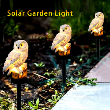 Solar Garden Light Home Outdoor Garden Owl Decoration Solar Night Light Waterproof Stake Lawn Garden LED Landscape Light