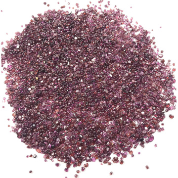 Red Garnet Quartz Crystal Polished Stone Rock Gravel Gem Healing Tumbled Chips Crushed Stone Specimen Gemstone Minerals