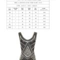 2020 Newest Women's 1920s Vintage Sequin Full Fringed Deco Inspired Flapper Dress Roaring 20s Great Gatsby Dress Vestidos