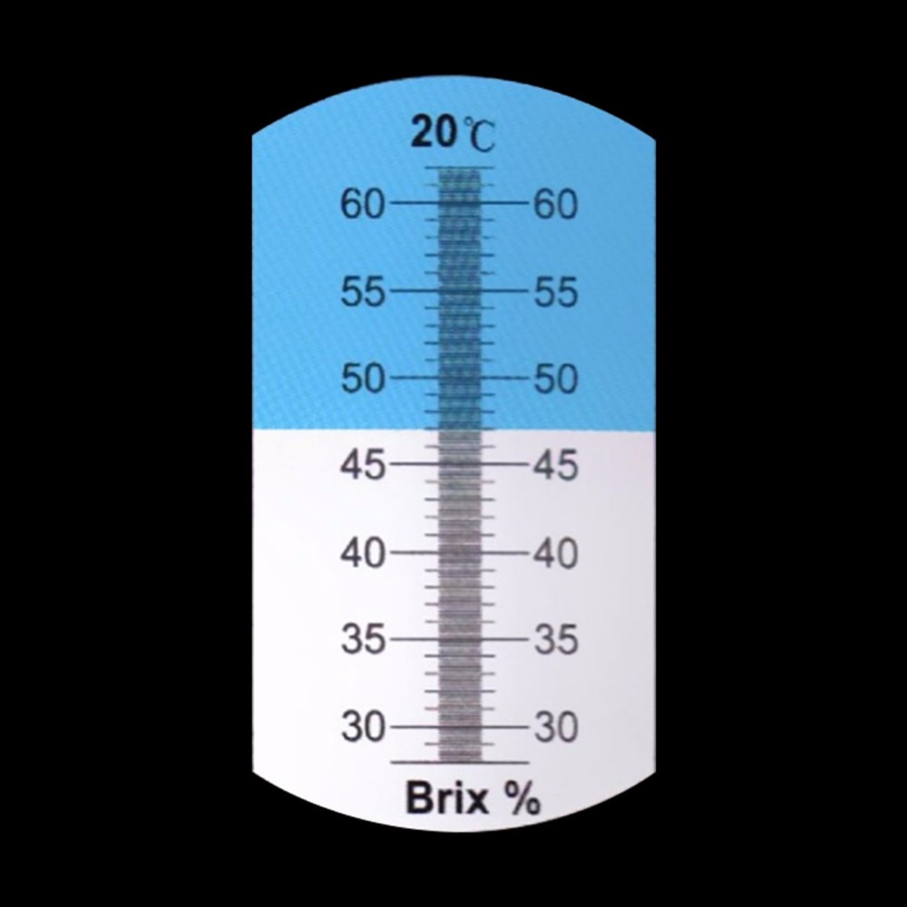 Brix Meter Refractometer Hand-held Sugar Meter 28-62% Sugar Meter High-precision Fruit Sugar Meter