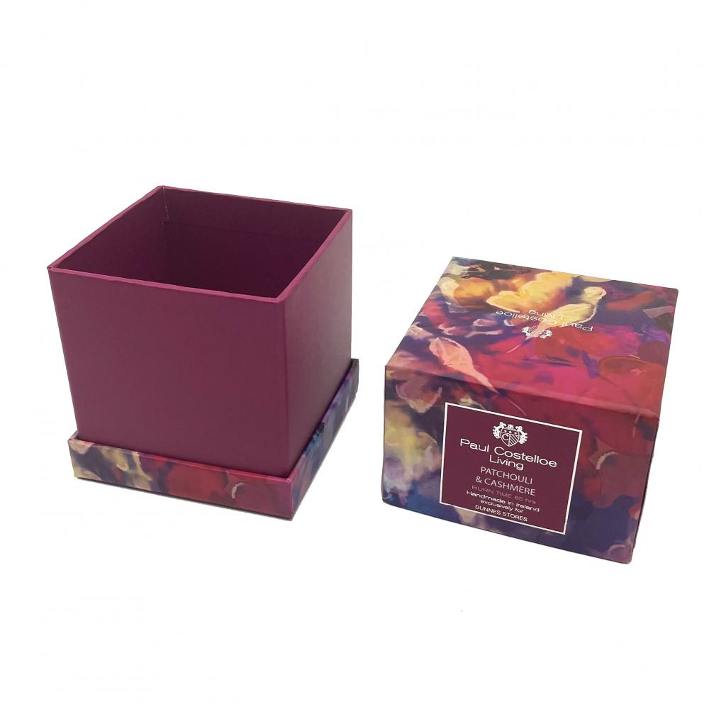 Floral Printing Candle Box