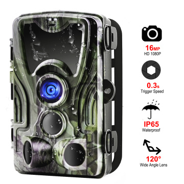 HC801A Hunting Camera 16mp 1080p Ip65 Night Version Trail Cameras Photo Traps 0.3s Trigger Waterproof Wildlife Wireless Camera