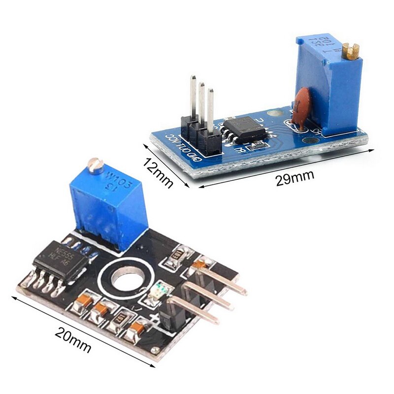 NE555 Pulse Frequency Duty Cycle Adjustable Module Square Wave 5V-12V Signal Generator