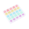 25Pcs/Box Household Coils Plastic Reel Sewing Machine Part Bobbin Storage Case DIY Apparel Needlework Home Clothes Accessories