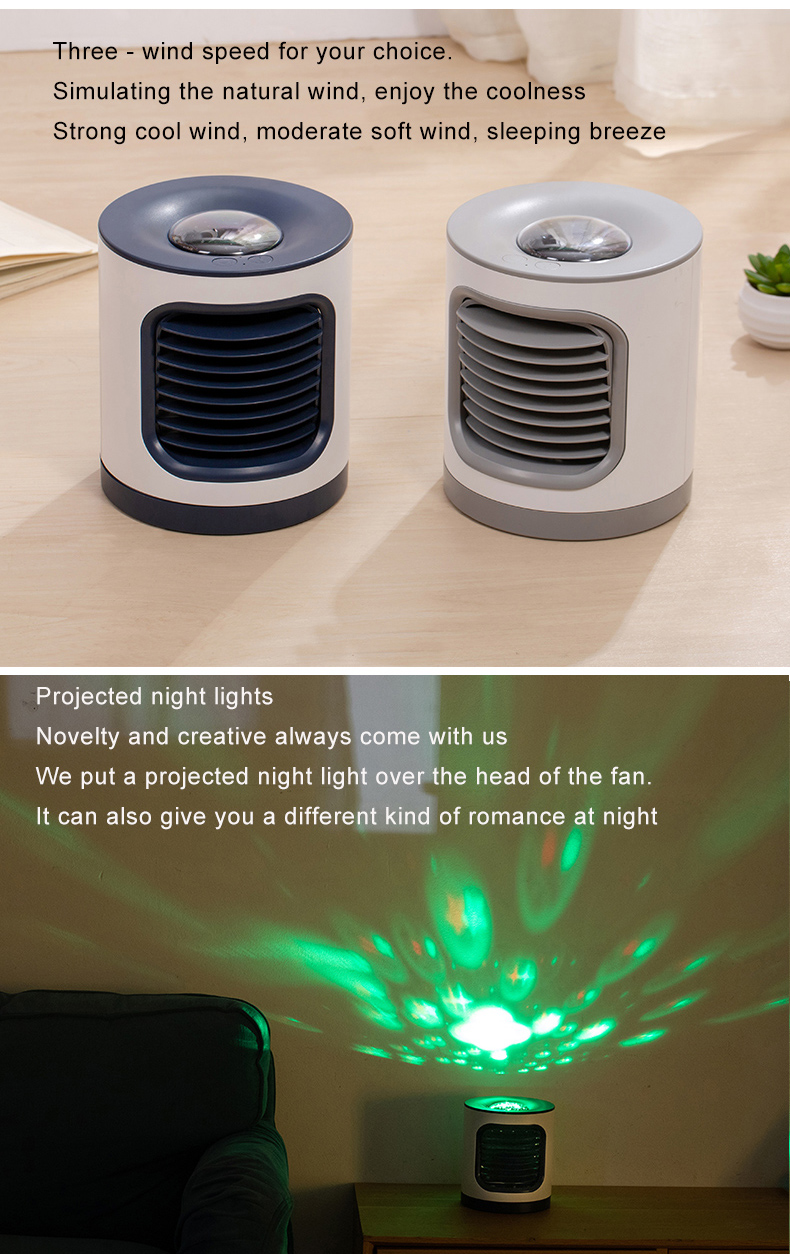 Rechargeable Deep Freezer Purifier Air Cooling Fan