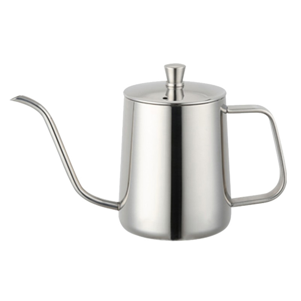 Hot 600ml Pour Over Kettle Coffee Maker Stainless Steel Gooseneck Drip Tea Pot Jug can kitchen tool