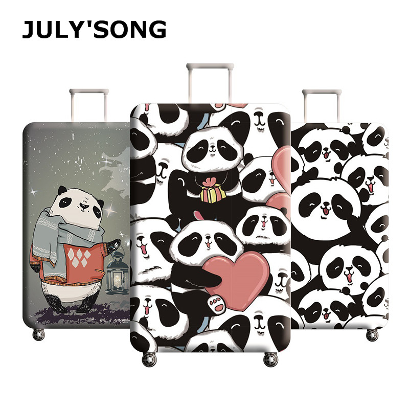 JULY'S SONG Travel Luggage Suitcase Protective Cover Stretch Dustproof Protective Cover Luggage Case Apply to 18-32inch Cases