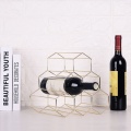 Metal Creative Geometric Wine Rack Nordic Simple Household Grape Wine Rack Restaurant Living Room Bar Cabinet Display