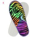 New Hotel Thick Non-slip Slippers Travel Room Toiletries Flip Flop Slippers Harajuke DIY Striped Plaid Slippers Winter Warm Shoe