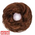 Brazilian Remy Hair Bun Elastic Donut Ponytail Human Hair 100% Human Hair Curly Clip Ins Chignon Human Hair Ponytail Extension