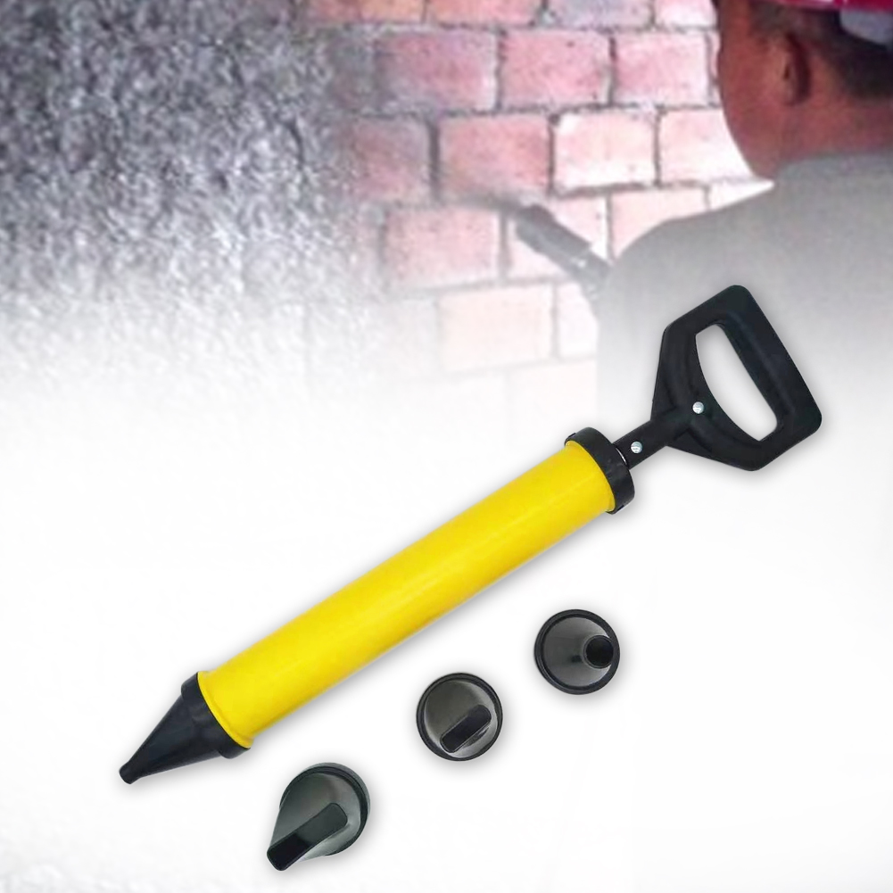 4 Nozzle Caulking Lime Cement Pump Brick Grouting Sprayer Manual Applicator Tool Mortar Pointing Detachable Wear Resistant