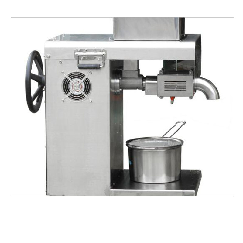 25Kg/h Automatic Cold Oil Press Machine Beans Sesame Peanut Sunflower Stainless Steel Oil Maker 2800W Free Shipping