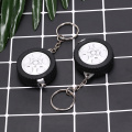 Creative Ew Design Mini Retractable Tape Measure Ruler Auto Parts Model Thicker Wheel Tyre Tire Keychain Woodworking