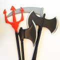 Devil Magic Wand Weapons Cosplay Props Fork Halloween Party Decorative Fork Devil Pirate Sickle Axe Props Kids Gift Toy