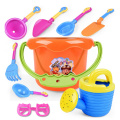 9Pcs Toddler Kids Children Outdoor Garden Sand Beach Bucket Shovel Rake Water Bath Toys Set