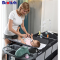 Brotish Crib splicing large bed removable bb multi-function portable folding newborn baby bedside bed cradle bed