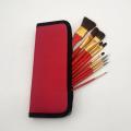 Oil painting brush sub set with canvas bag