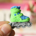 1Pcs New Cartoon Roller skates Novelty Eraser Rubber Primary School Student Prizes Gift Stationery E0546