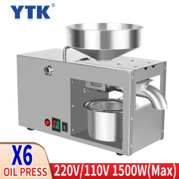 X6 110V / 220V display full automatic olive oil press cold press oil sunflower seed cold press oil press