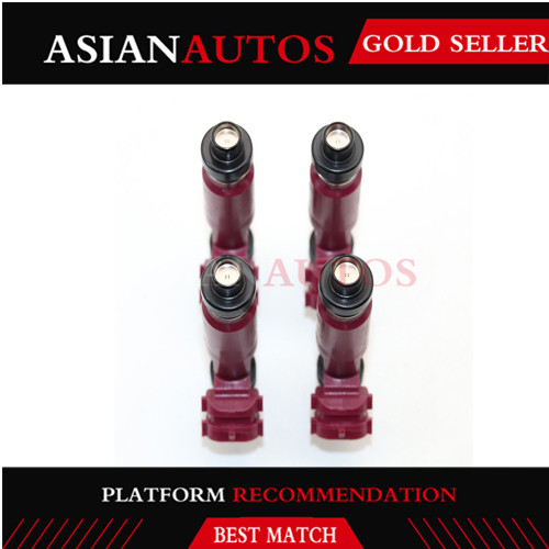 4 PCS Fuel Injectors Nozzle 195500-3310 For Mazda Miata 1999-2000 1.8L-L4 1955003310 BP4W-13-250 FJ584 842-12201 M666 4G1402