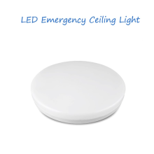 White Round LED Emergency Ceiling Light