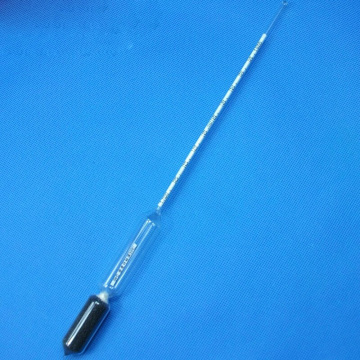 2PCS/lot 1.6-1.7/m3 glass hydrometers chemical laboratory glass Densitometers liquid hydrometer densimeter Density Meter