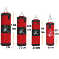 Empty Boxing Sand Bag Hanging Kick Sandbag Boxing Training Fight Karate Punching Bag Heavy Duty for Adult with Glove Wrist Guard