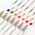 TOUCHNEW 30/40/60/80Color Art Marker Set Dual Tips Alcohol Based Markers for Artisr Drawing Design Marker Pen Supplies