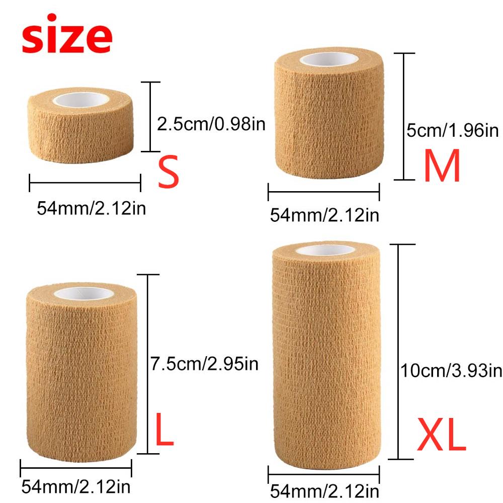 2.5/5/7.5/10 cm * 4.5 m Sports Elastoplast Strong Elastic Sports Tape Self Adherent Self Adhesive Tape Cohesive Bandage Tapes