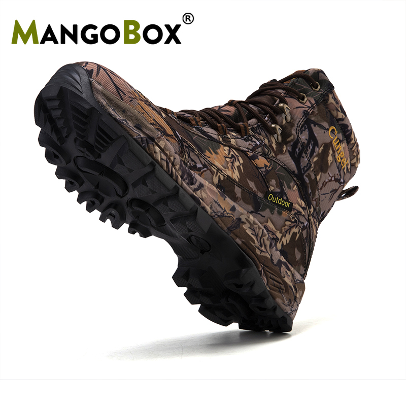 Outdoor Military Tactical Sport Shoes Men's Waterproof Hiking Shoes Male Winter Hunting Boots Mountain Shoes Men Army Boot 40-46