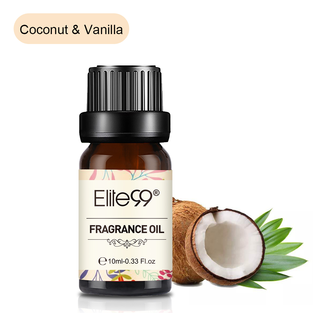 Elite99 10ml Coconut&Vanilla Fragrance Oil Fresh Fruit Essential Oils For Aromatherapy Diffusers Strawberry Apple Mango Citrus
