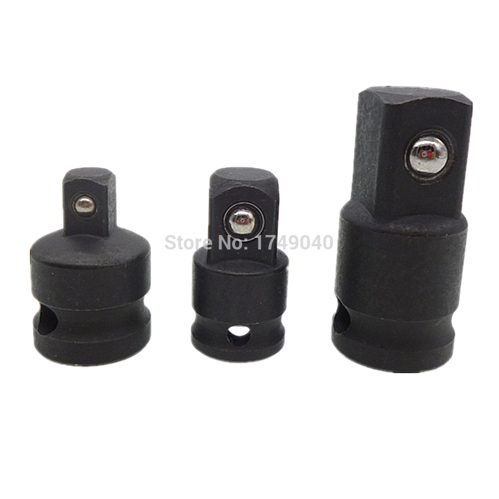 3pc Step Down Adaptors 1/2" 3/8" 1/4" Square Drive Impact CR-MO Socket Wrench Reducer Adapter Converter Set Tools Kit